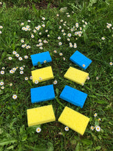 Load image into Gallery viewer, Compostable 8 Pack Kitchen Sponge (Free Shipping Vancouver/GVA)
